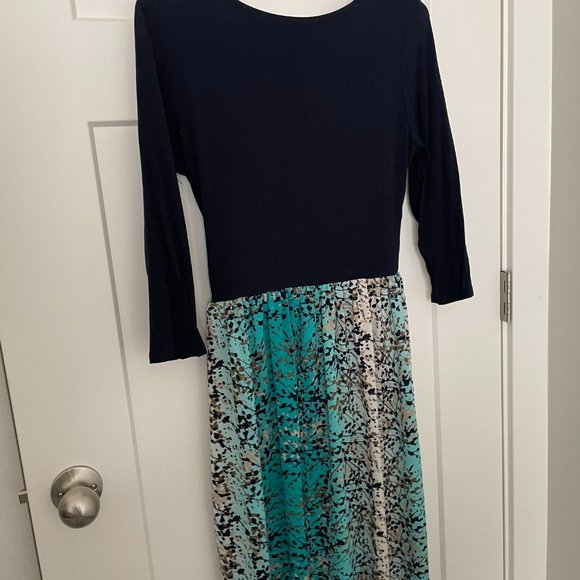 Modcloth Gilli Review From the Top Teal Fronds Dress - Picture 5 of 5